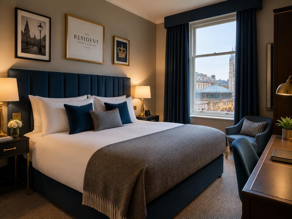 A smart contemporary room at The Resident Covent Garden