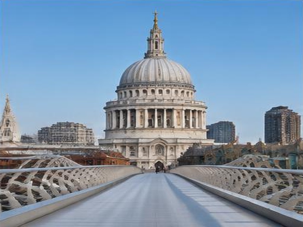St. Paul's Cathedral seen from Millennium Bridge